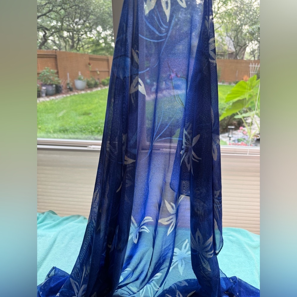 🌿🌺NWOT Sarong with matching 1 pc swim suit, Tropical, ATHENA, 2 piece set - Picture 4 of 16